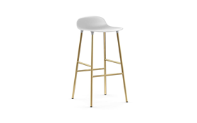 Form Barstool 75 cm Brass1