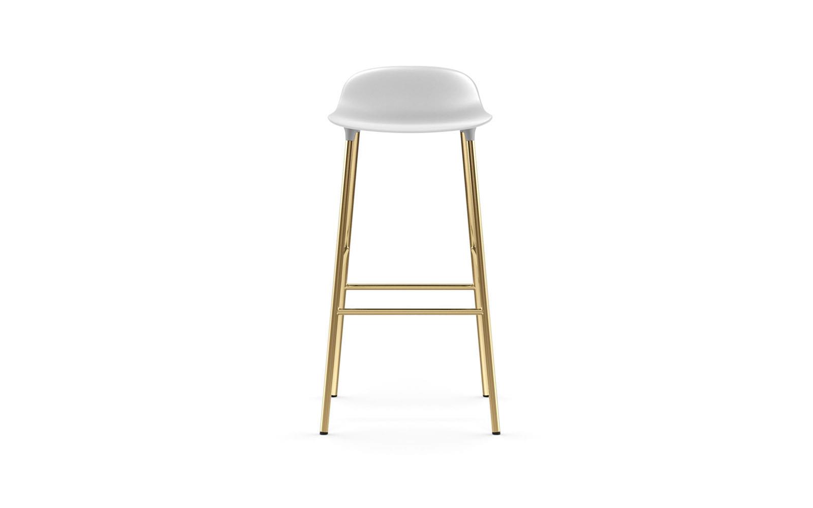 Form Barstool 75 cm Brass2