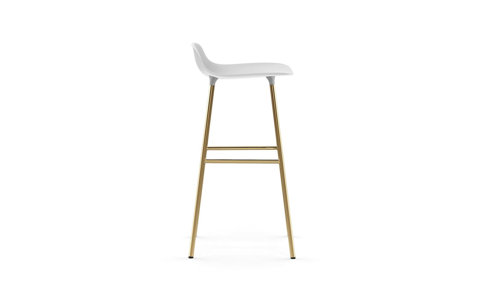 Form Barstool 75 cm Brass3