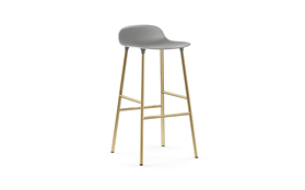 Form Barstool 75 cm Brass1