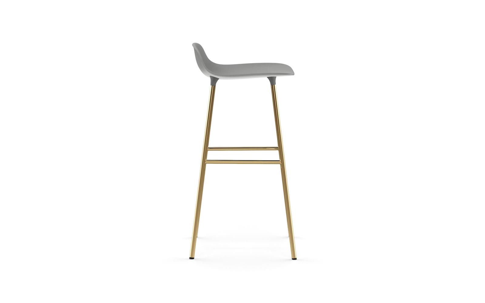 Form Barstool 75 cm Brass3