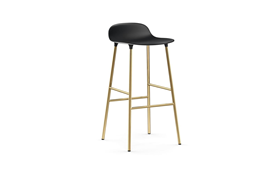 Form Barstool 75 cm Brass1