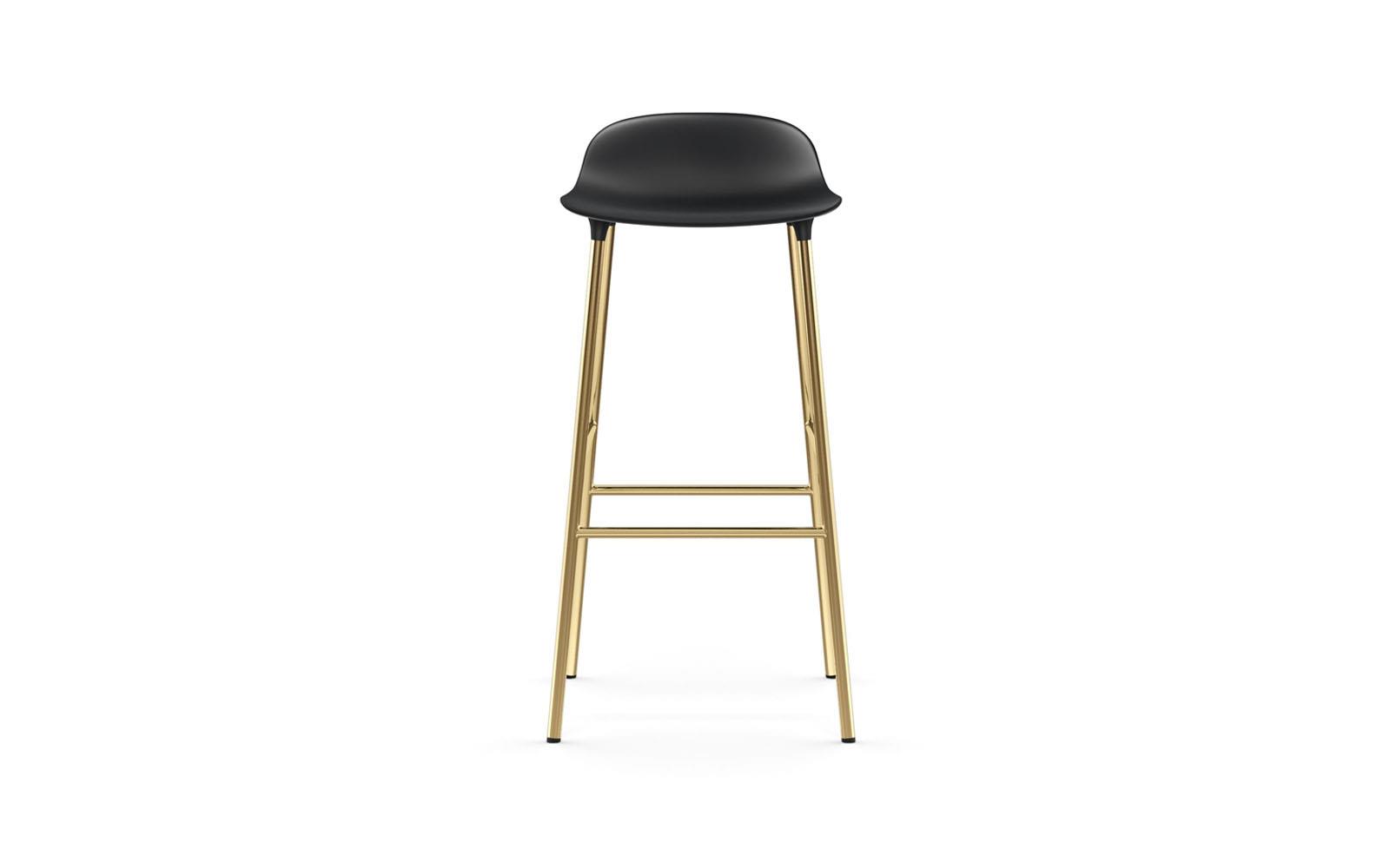 Form Barstool 75 cm Brass2