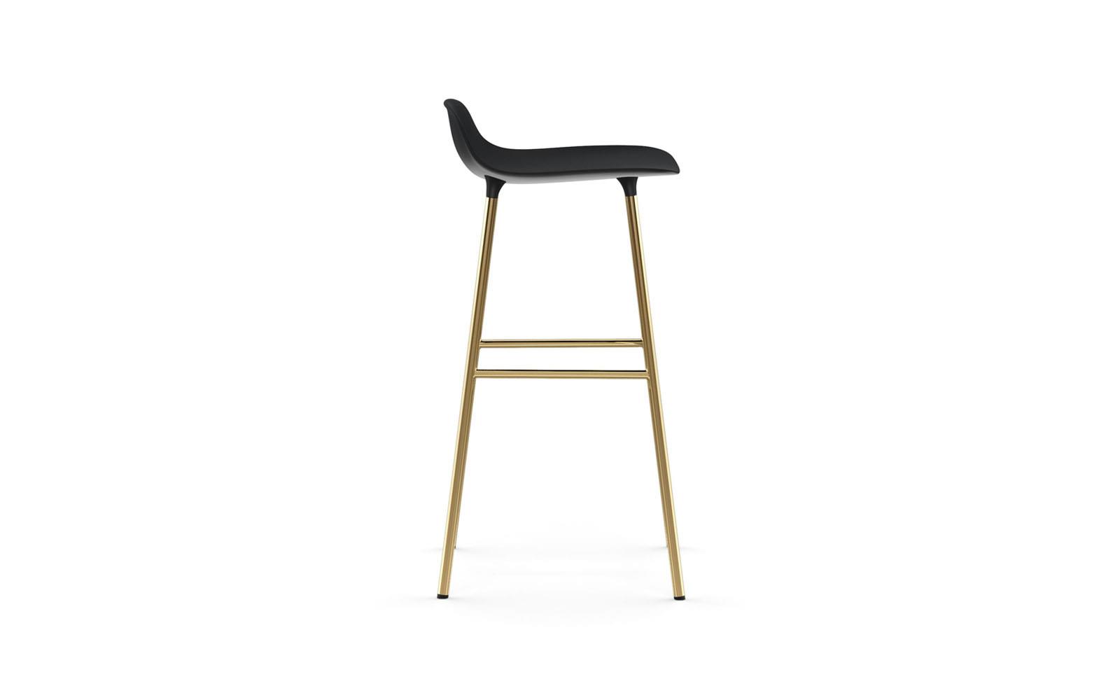 Form Barstool 75 cm Brass3