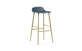 Form Barstool 75 cm Brass1