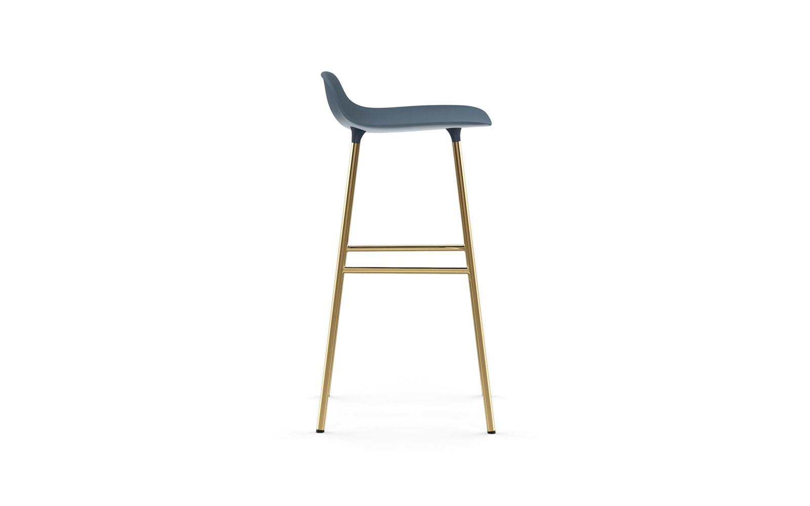 Form Barstool 75 cm Brass3