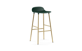 Form Barstool 75 cm Brass1