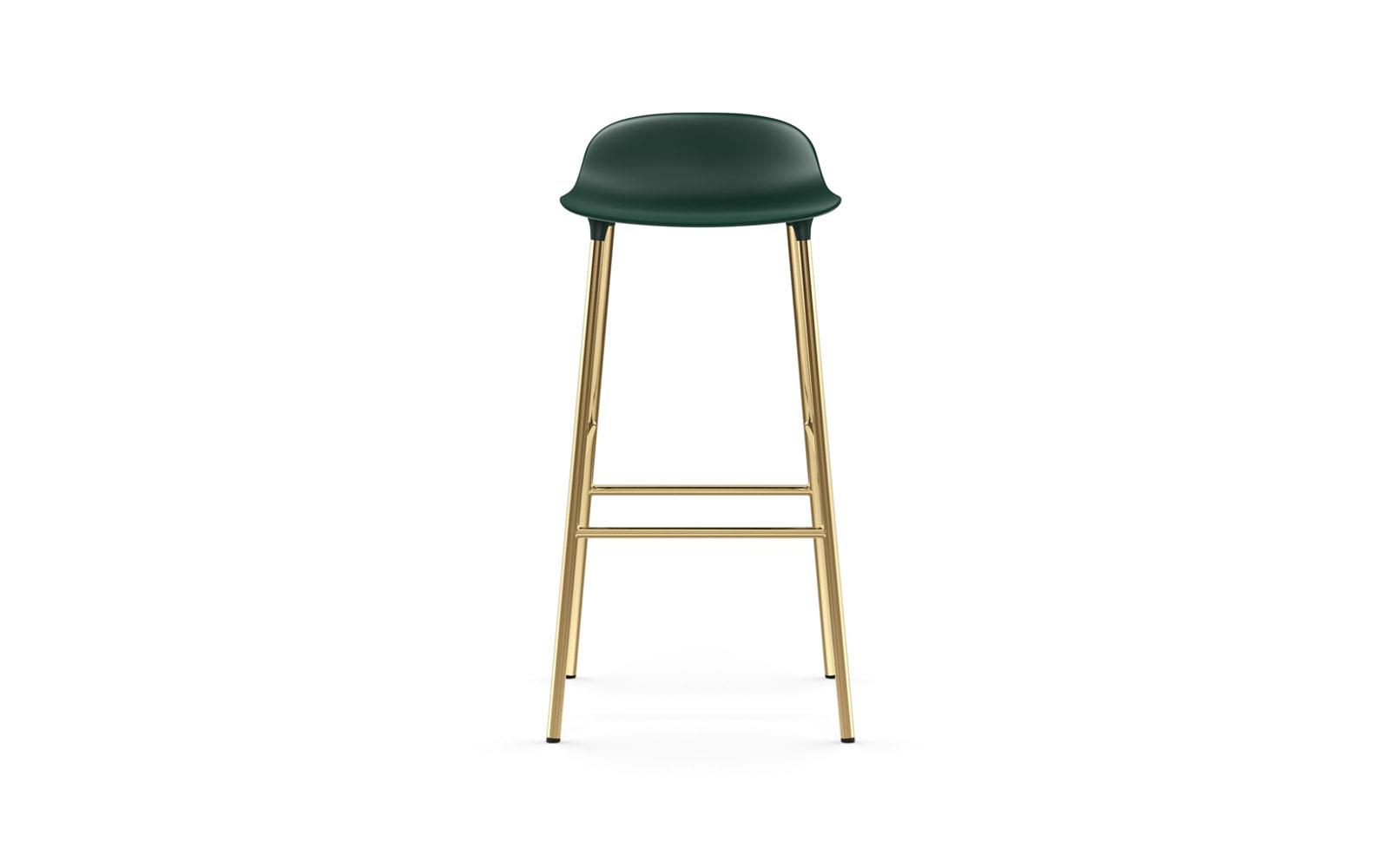 Form Barstool 75 cm Brass2