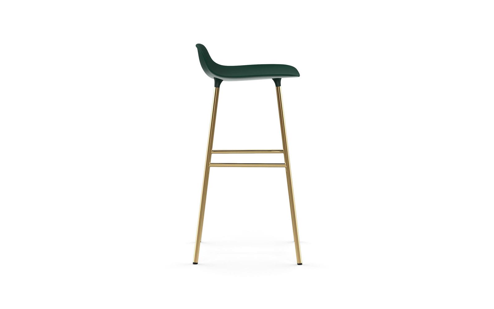 Form Barstool 75 cm Brass3