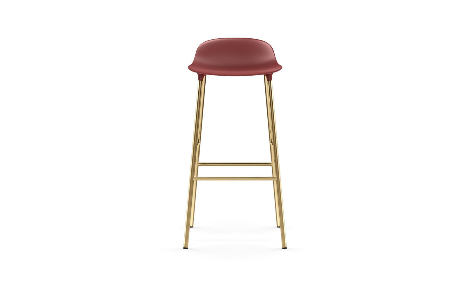 Form Barstool 75 cm Brass2