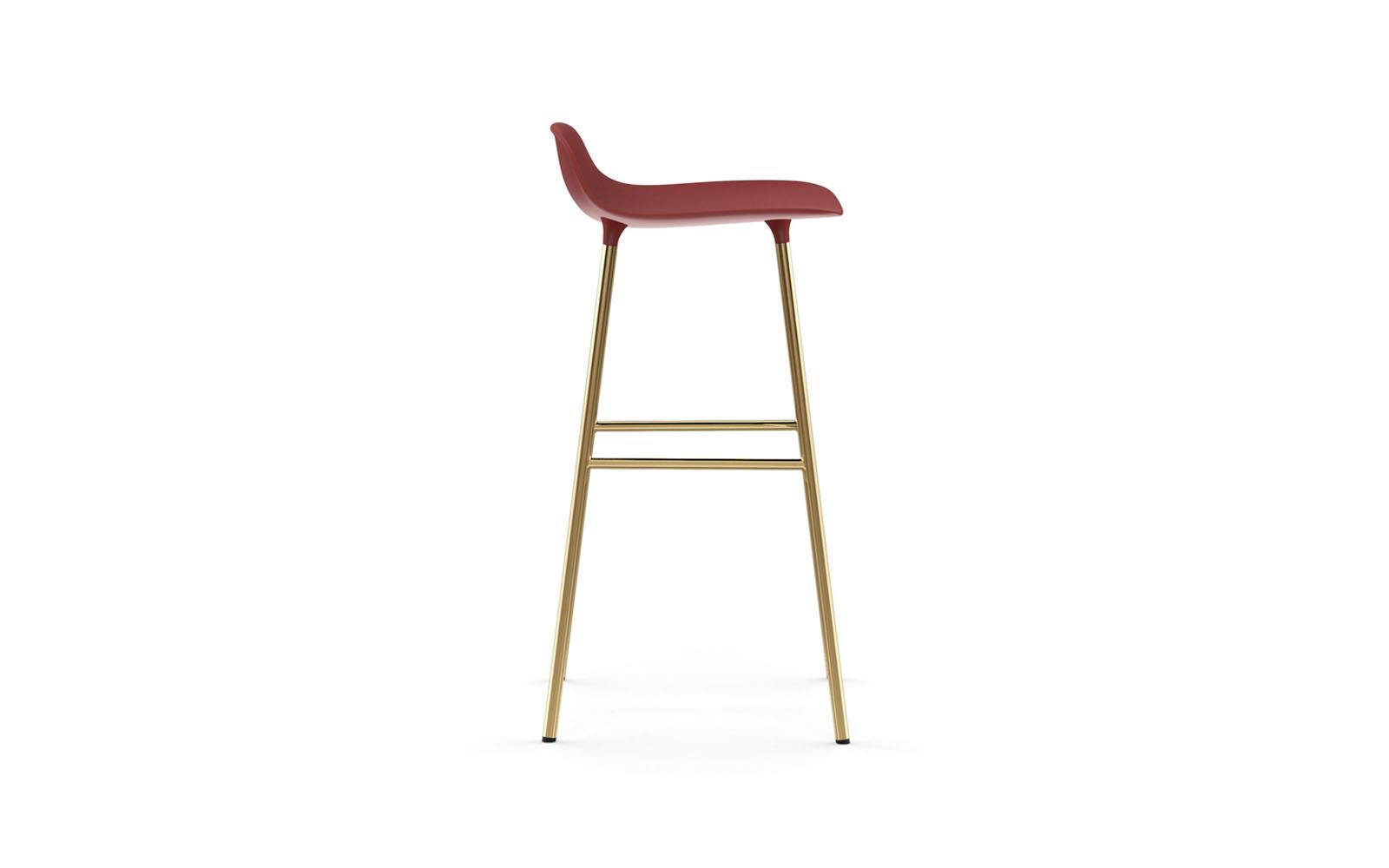 Form Barstool 75 cm Brass3
