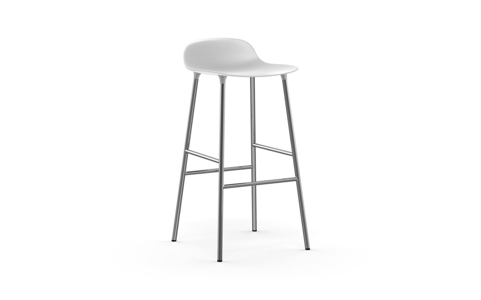 Form Barstool 75 cm Chrome1