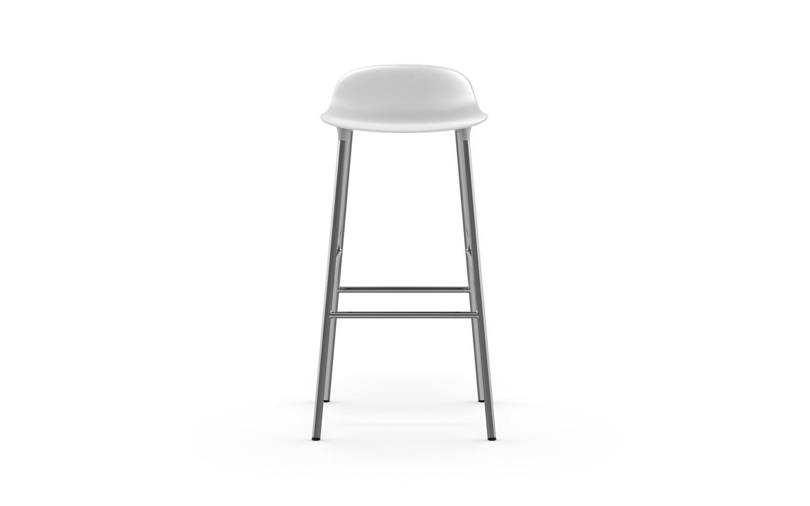 Form Barstool 75 cm Chrome2