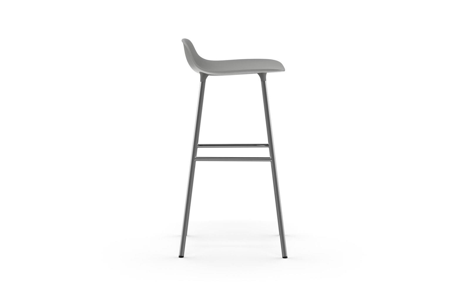 Form Barstool 75 cm Chrome3