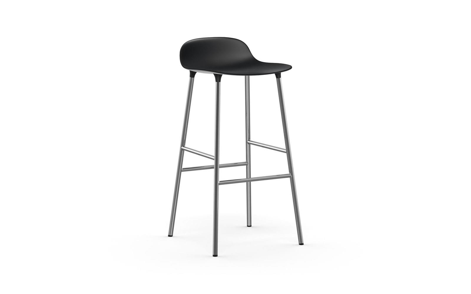 Form Barstool 75 cm Chrome1