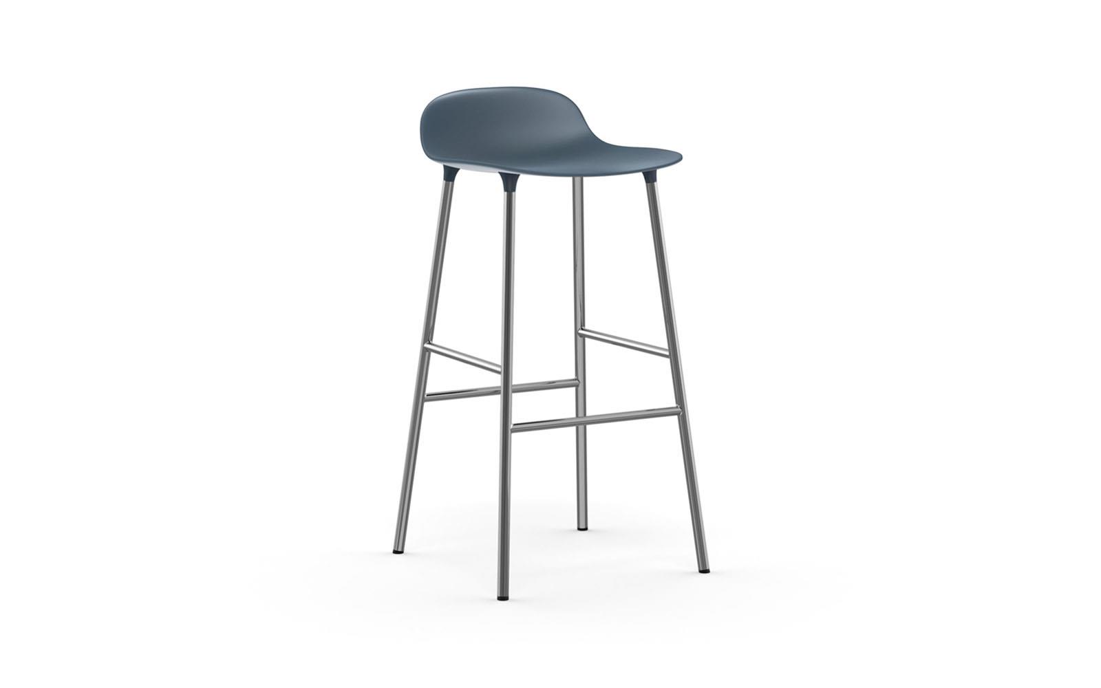Form Barstool 75 cm Chrome1