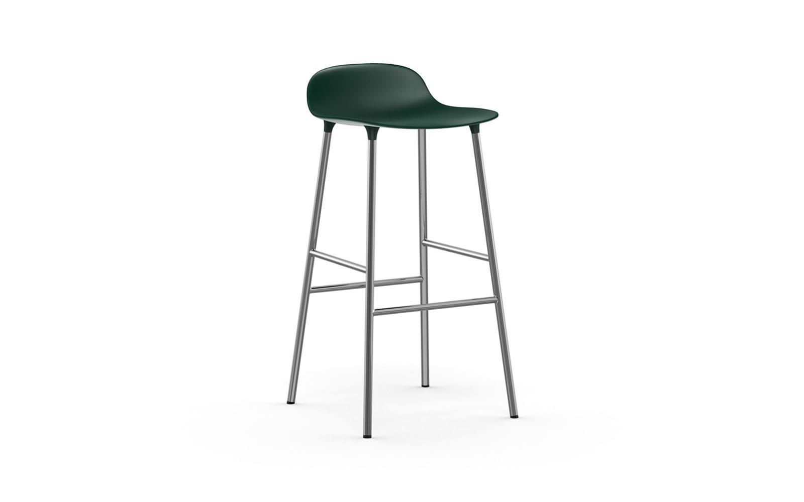 Form Barstool 75 cm Chrome1