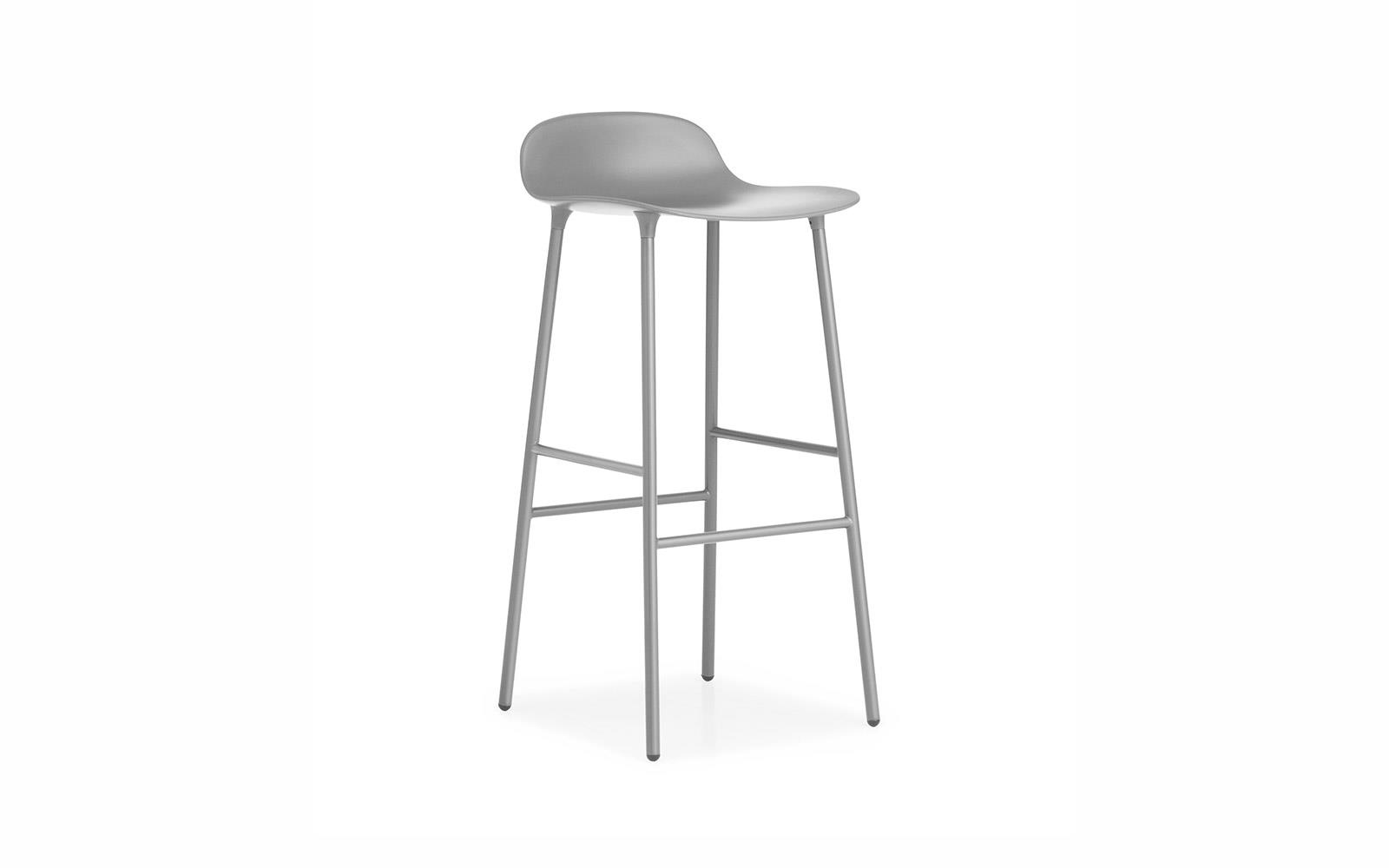 Form Barstool 75 cm Steel1