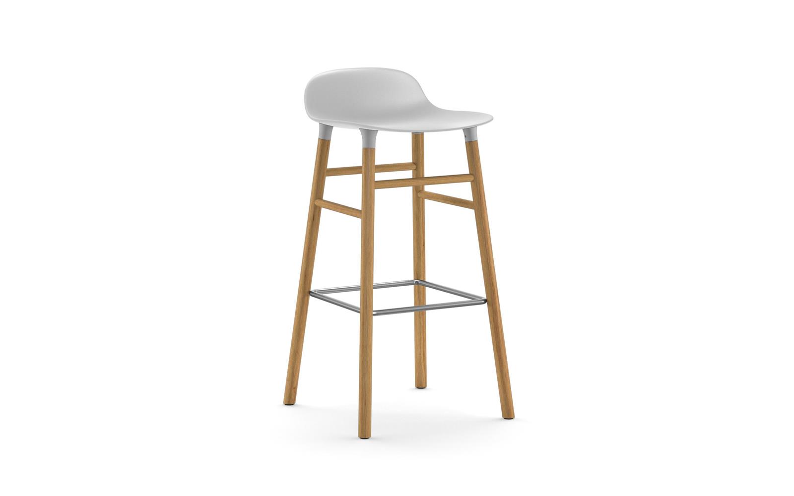 Form Barstool 75 cm Oak1
