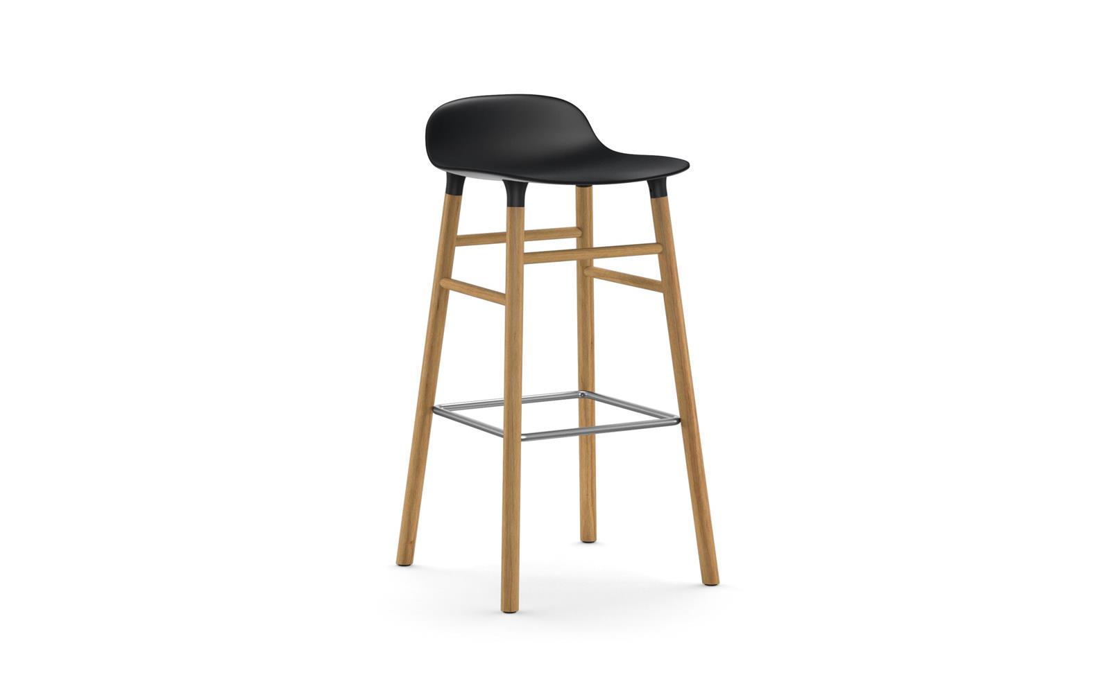 Form Barstool 75 cm Oak1
