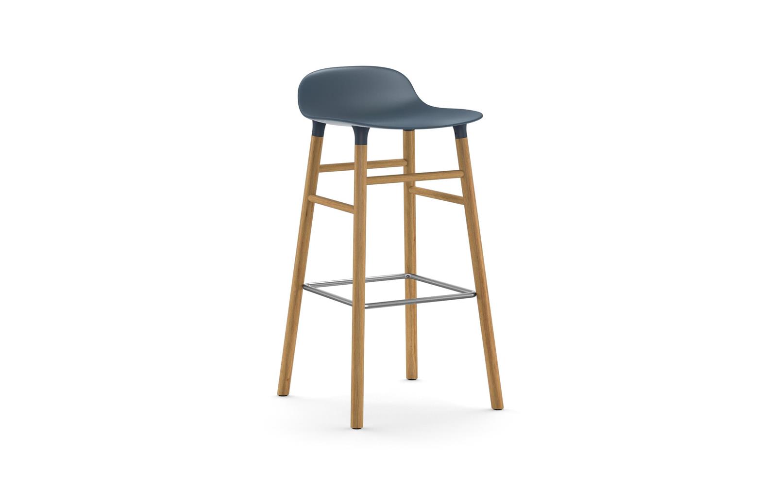 Form Barstool 75 cm Oak1