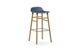 Form Barstool 75 cm Oak1