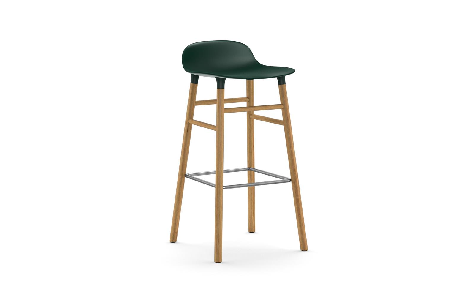 Form Barstool 75 cm Oak1