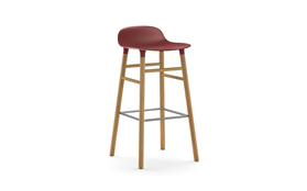 Form Barstool 75 cm Oak1