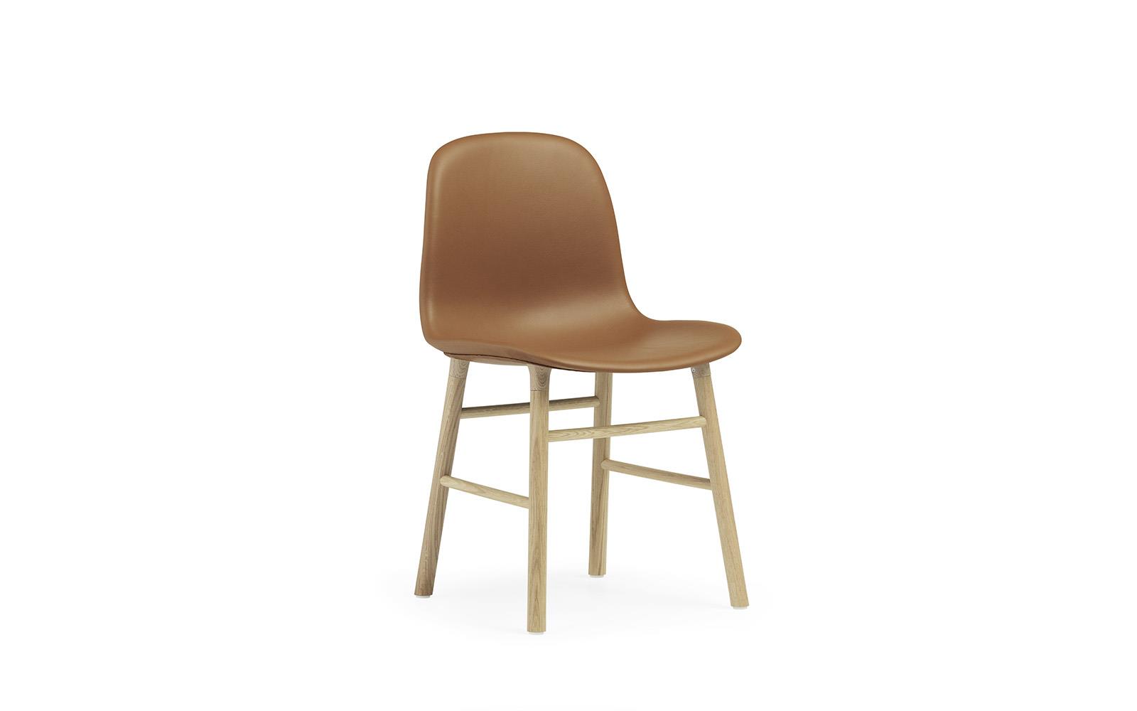 Form Chair Full Upholstery Oak1