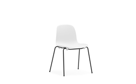 Form Chair Stacking Black Steel1