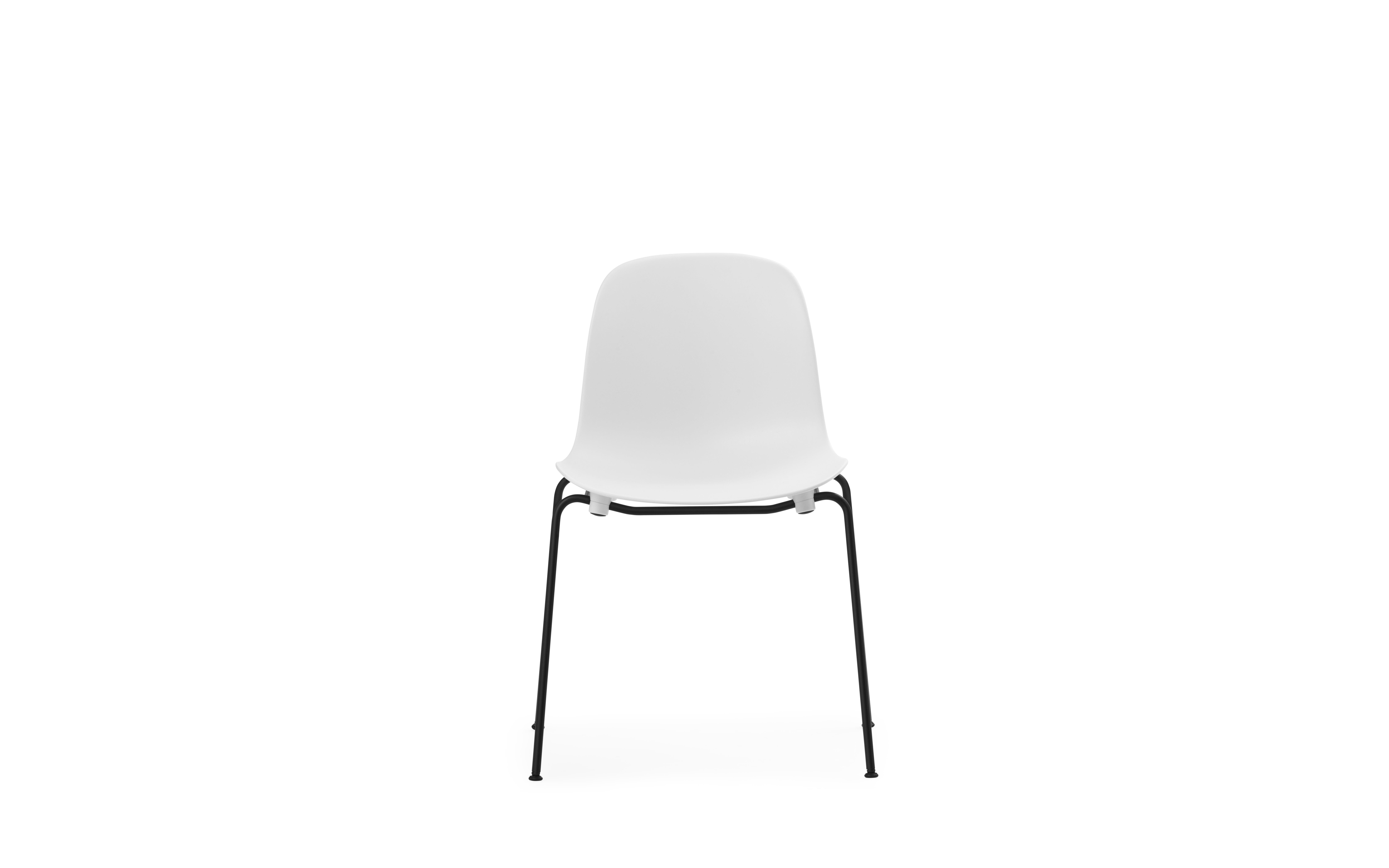 Form Chair Stacking Black Steel2