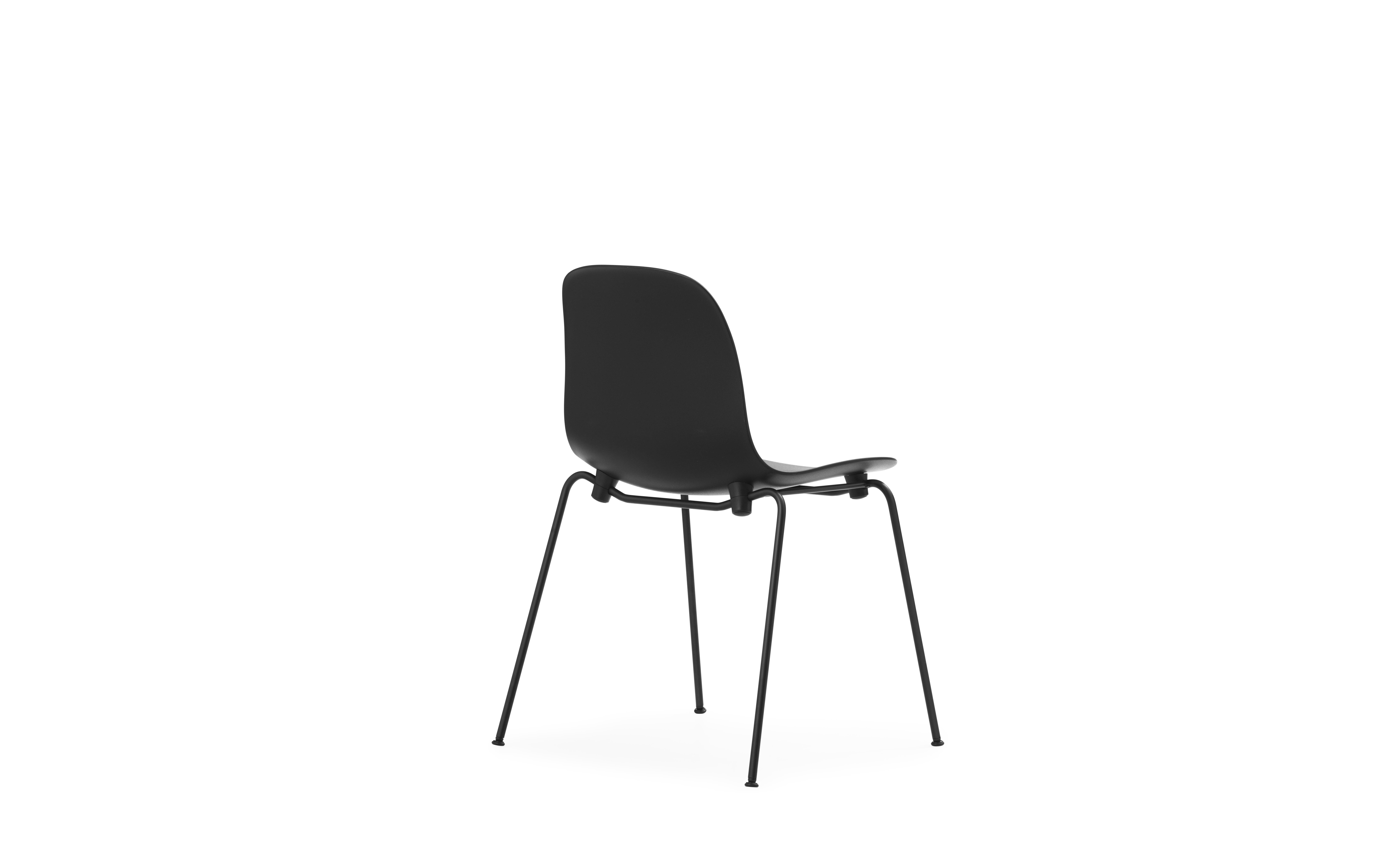Form Chair Stacking Black Steel4