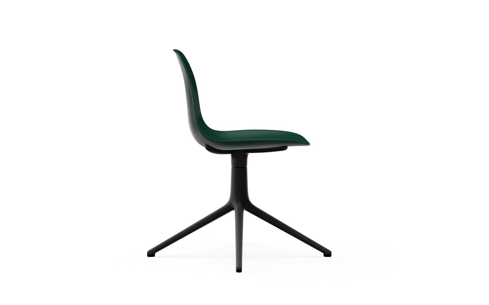 Form Chair Swivel 4L Black Alu3