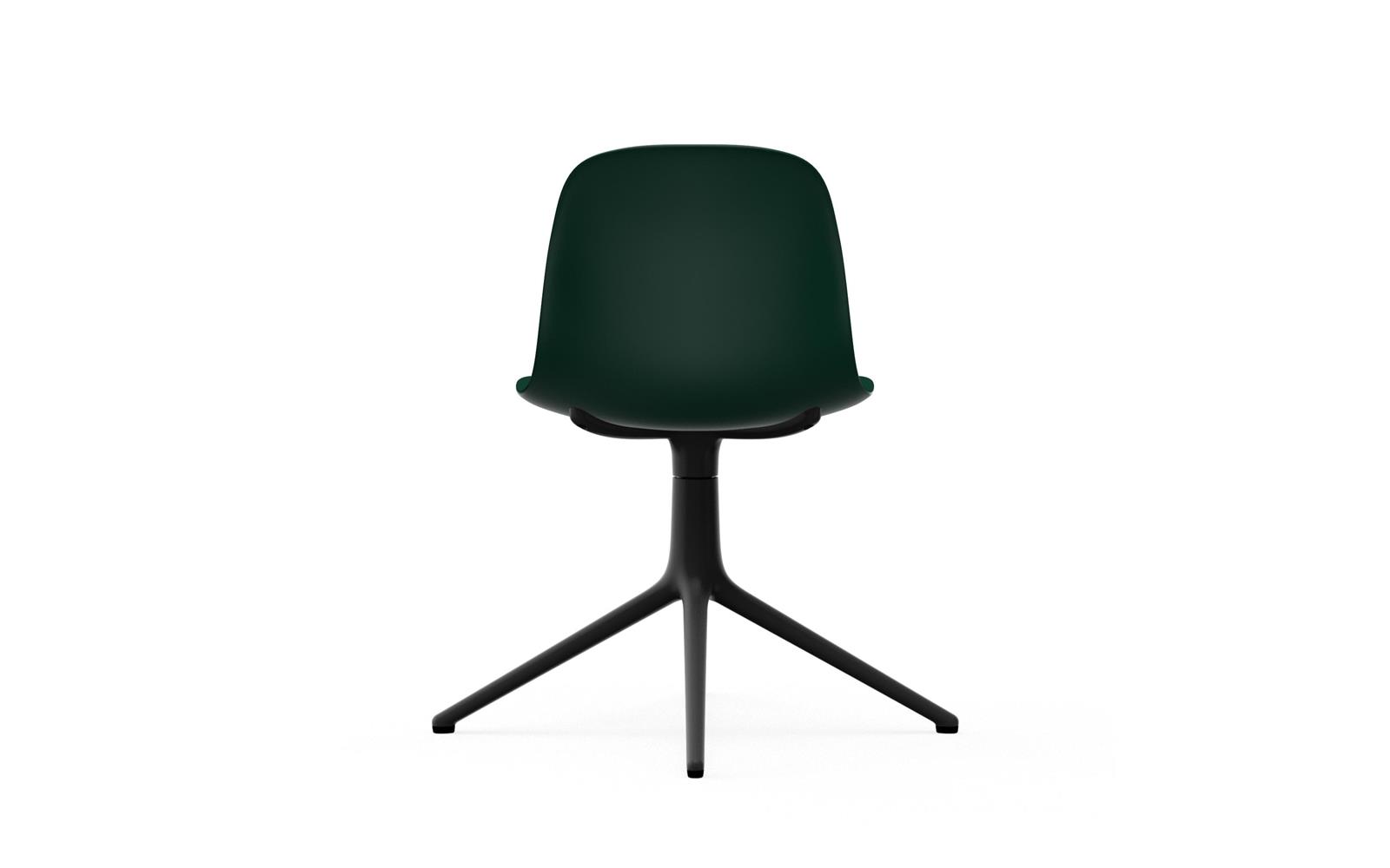 Form Chair Swivel 4L Black Alu4