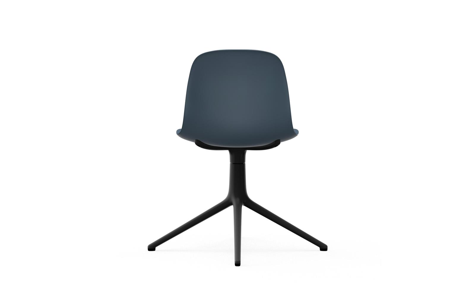 Form Chair Swivel 4L Black Alu4