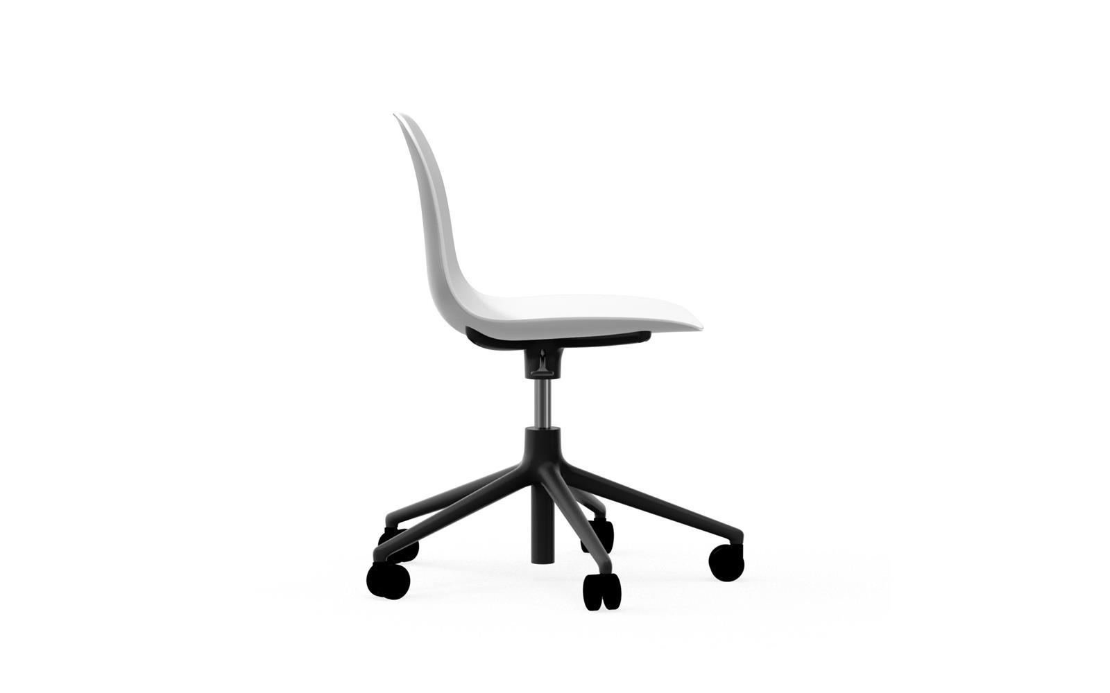 Form Chair Swivel 5W Gaslift Black Alu3