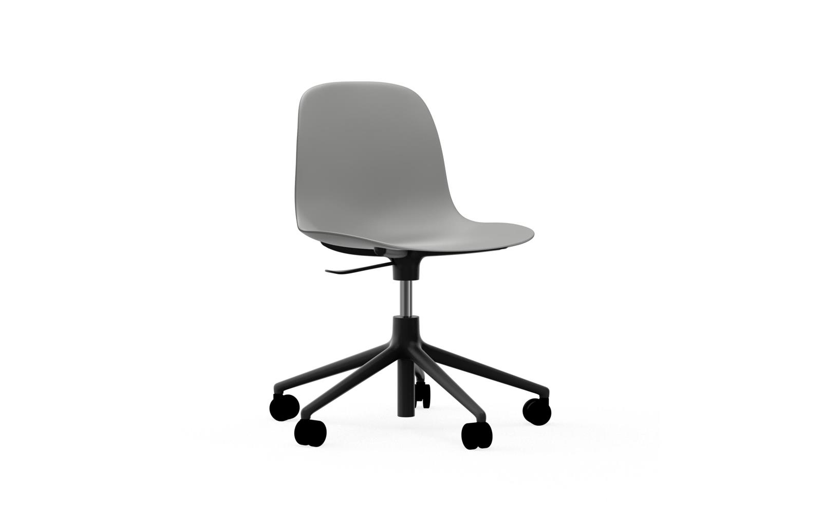 Form Chair Swivel 5W Gaslift Black Alu1
