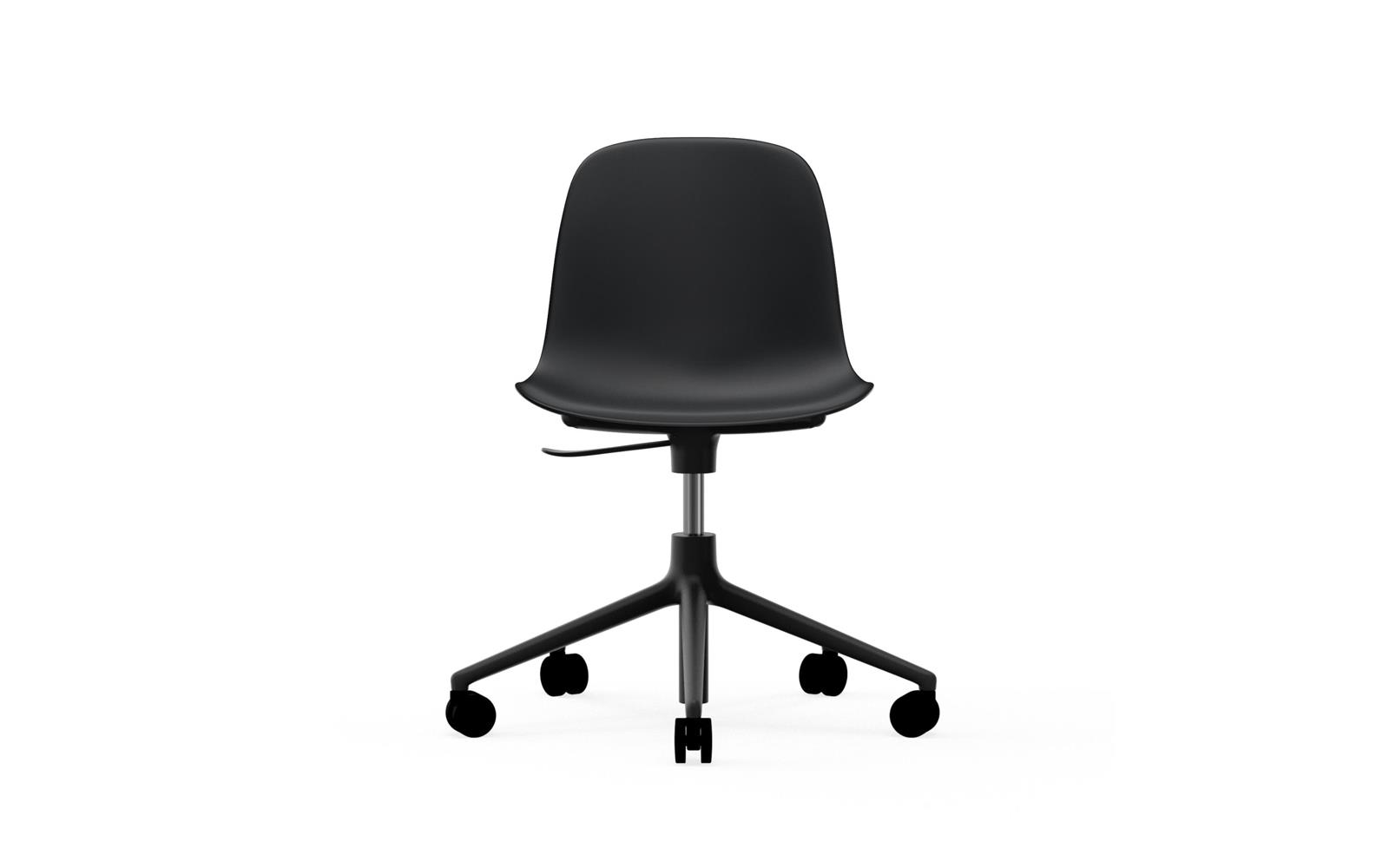 Form Chair Swivel 5W Gaslift Black Alu2