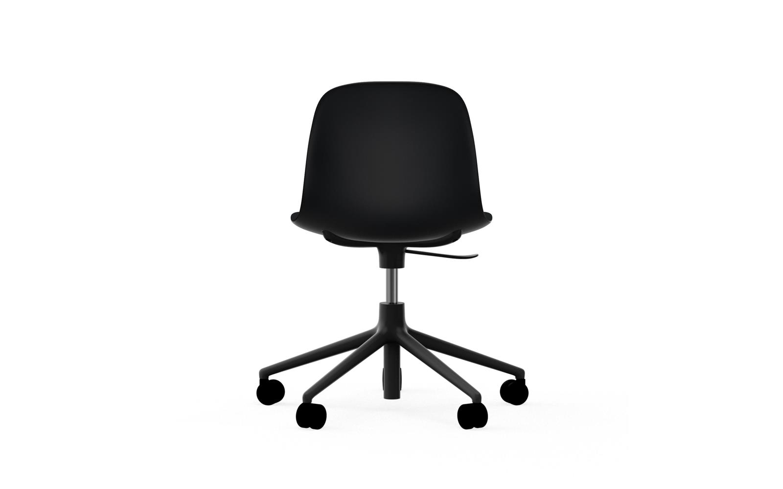 Form Chair Swivel 5W Gaslift Black Alu4
