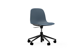 Form Chair Swivel 5W Gaslift Black Alu1