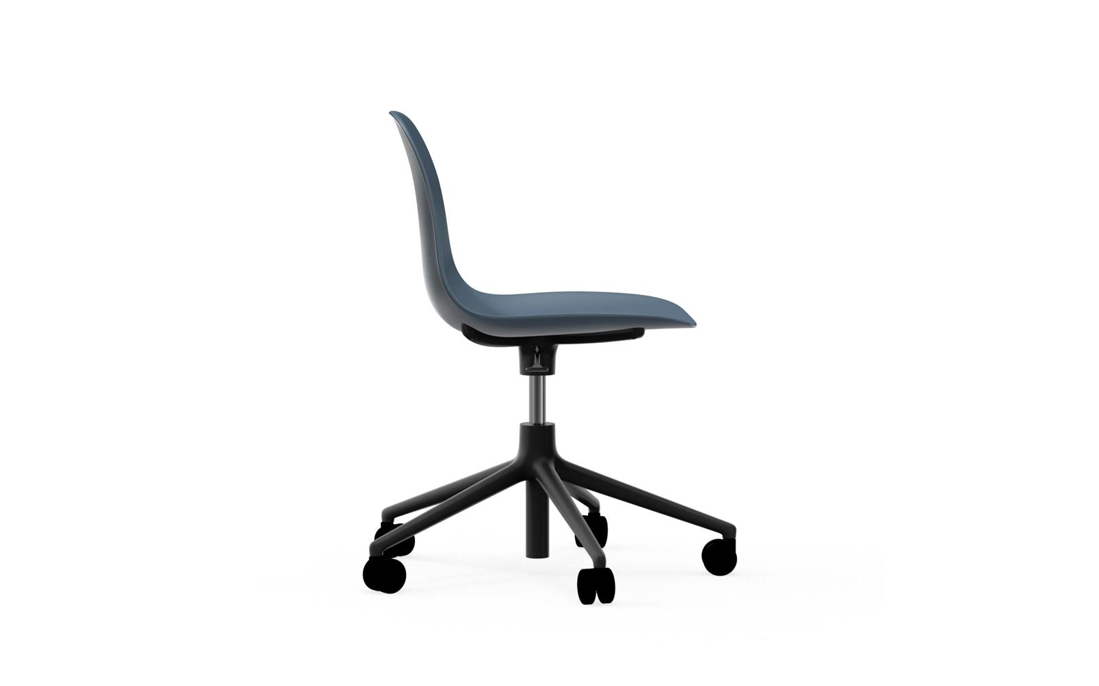Form Chair Swivel 5W Gaslift Black Alu3
