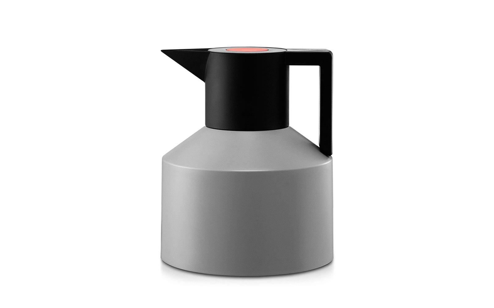 Geo Vacuum Jug  A retro inspired theomos in grey nuances