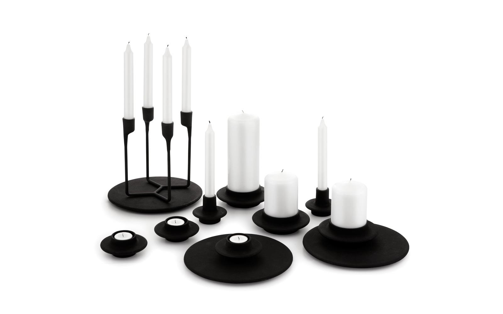 Normann Copenhagen Heima Black Modern Candle Holder for 4 Candles