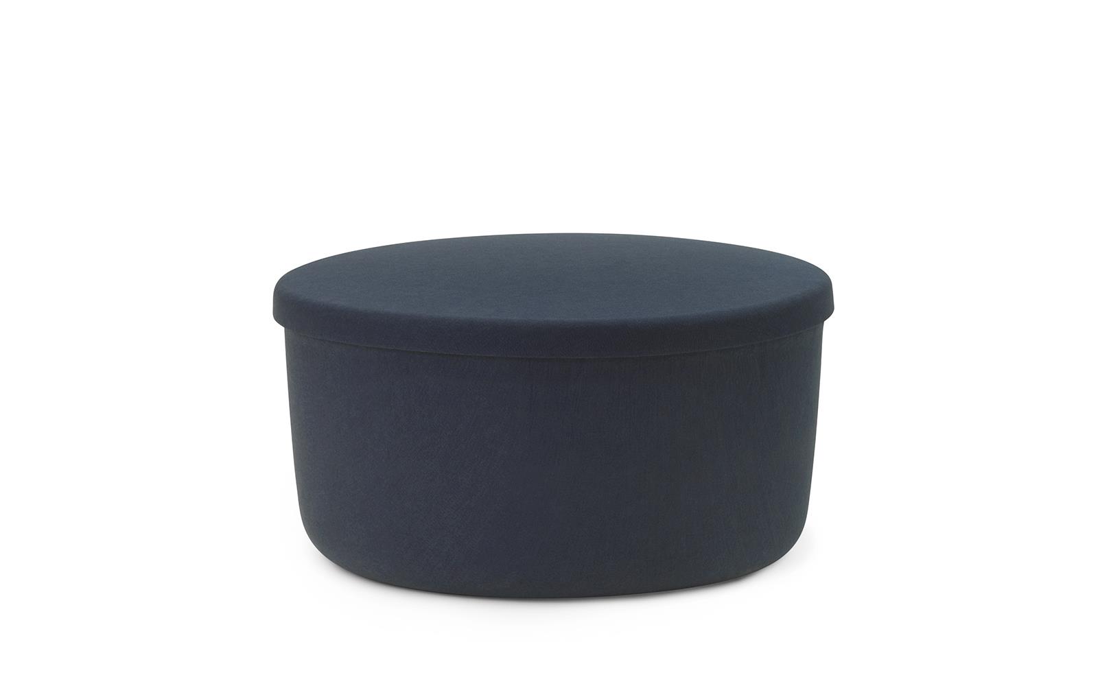 Hide Storage Pouf Large1