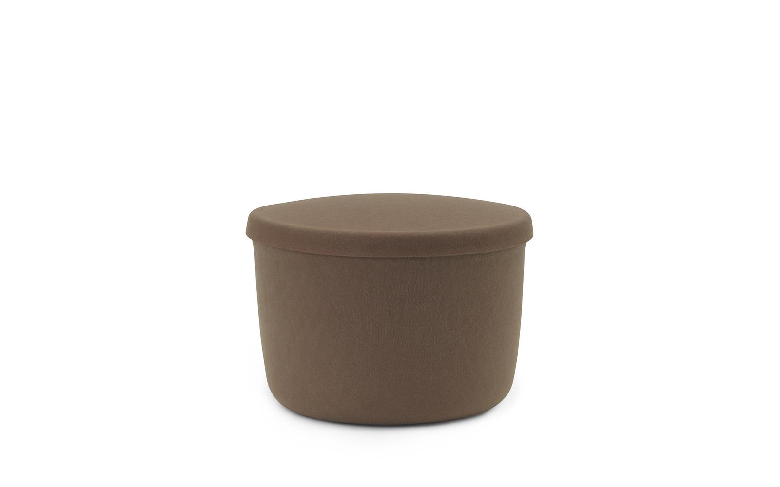 Hide Storage Pouf Small1