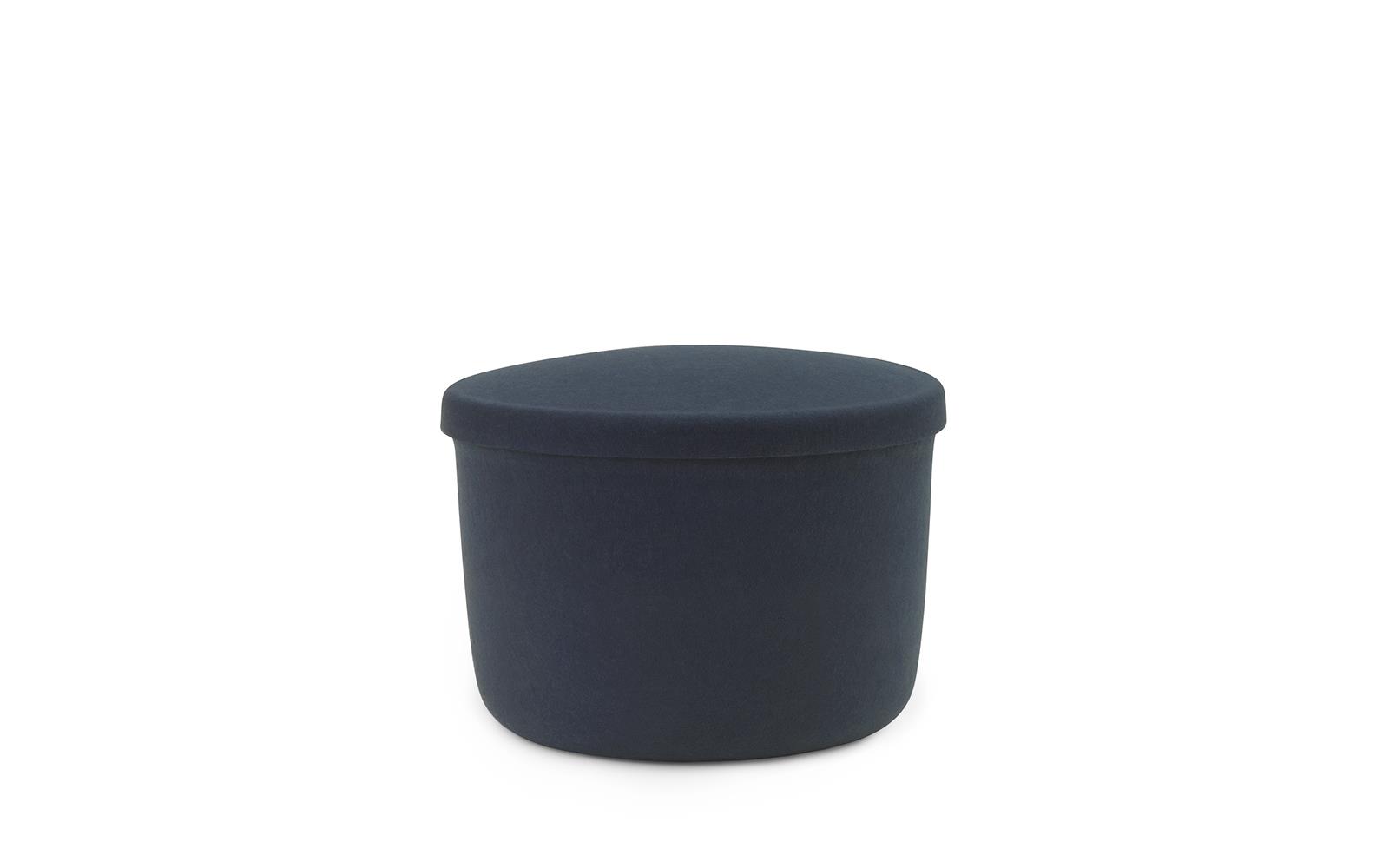 Hide Storage Pouf Small1