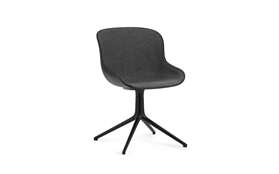 Hyg Chair Swivel 4L Front Upholstery Black Alu1