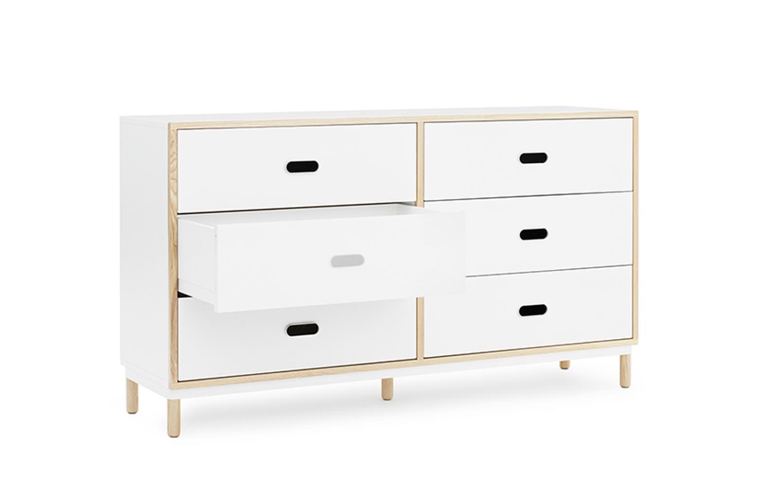 Decimale alcohol straal Kabino dresser with six drawers – a versatile urban storage piece