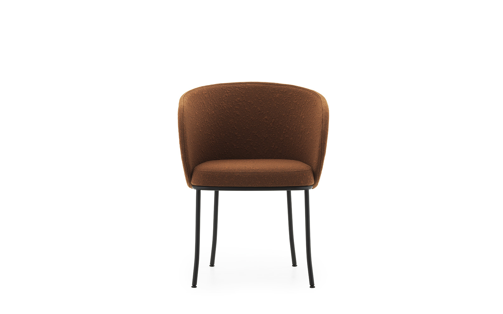 Knit Armchair Black Steel2