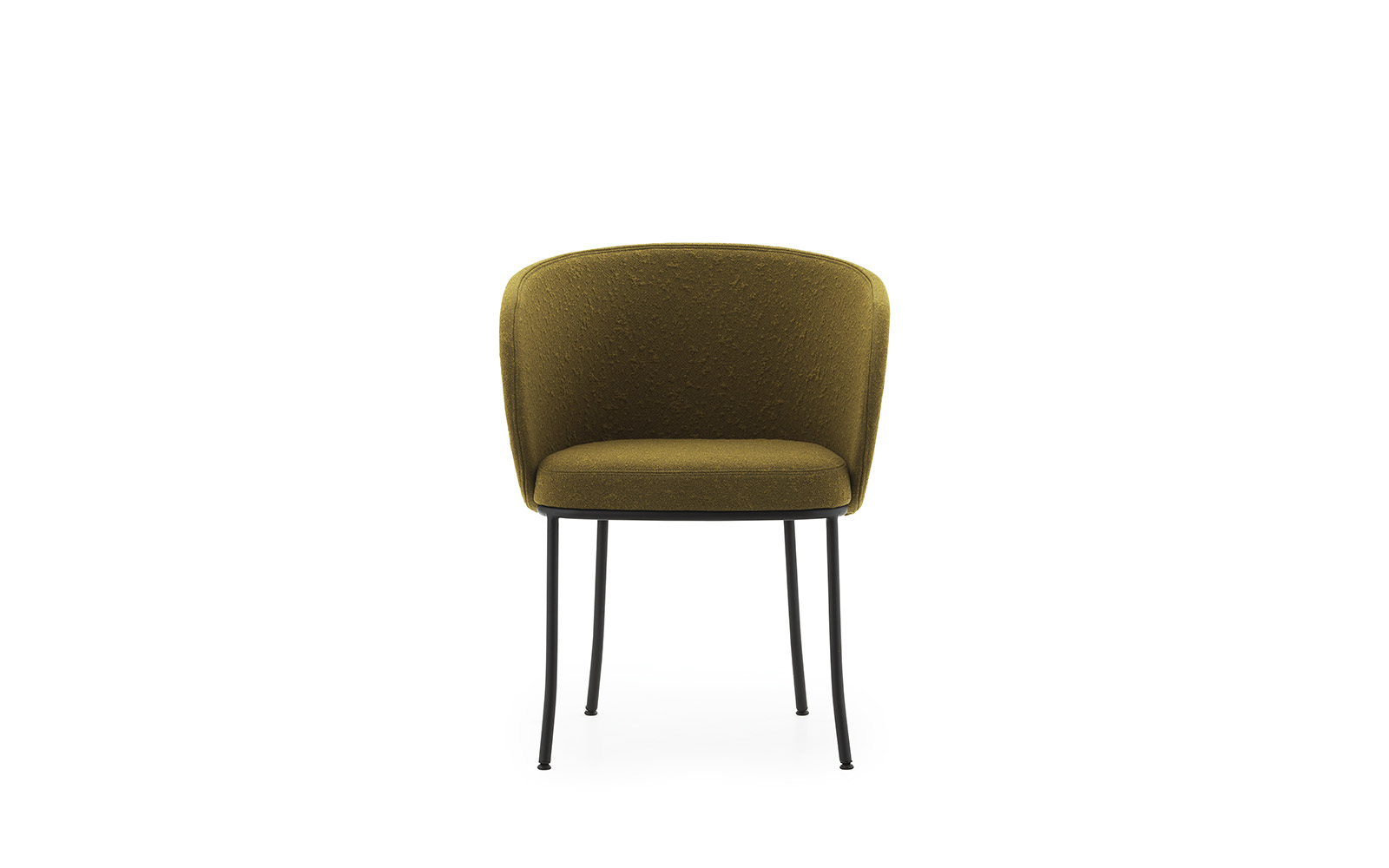Knit Armchair Black Steel2
